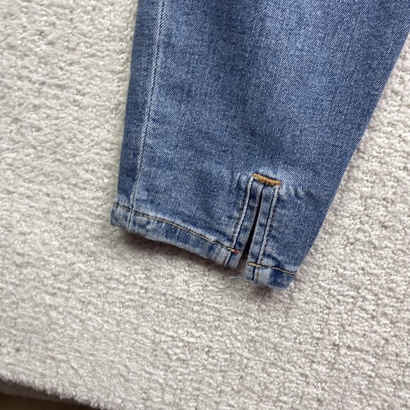 Y2K Tommy Jeans High Rise Curve Legging Light Blue Skinny Denim Womens Size 8 - Picture 12 of 13